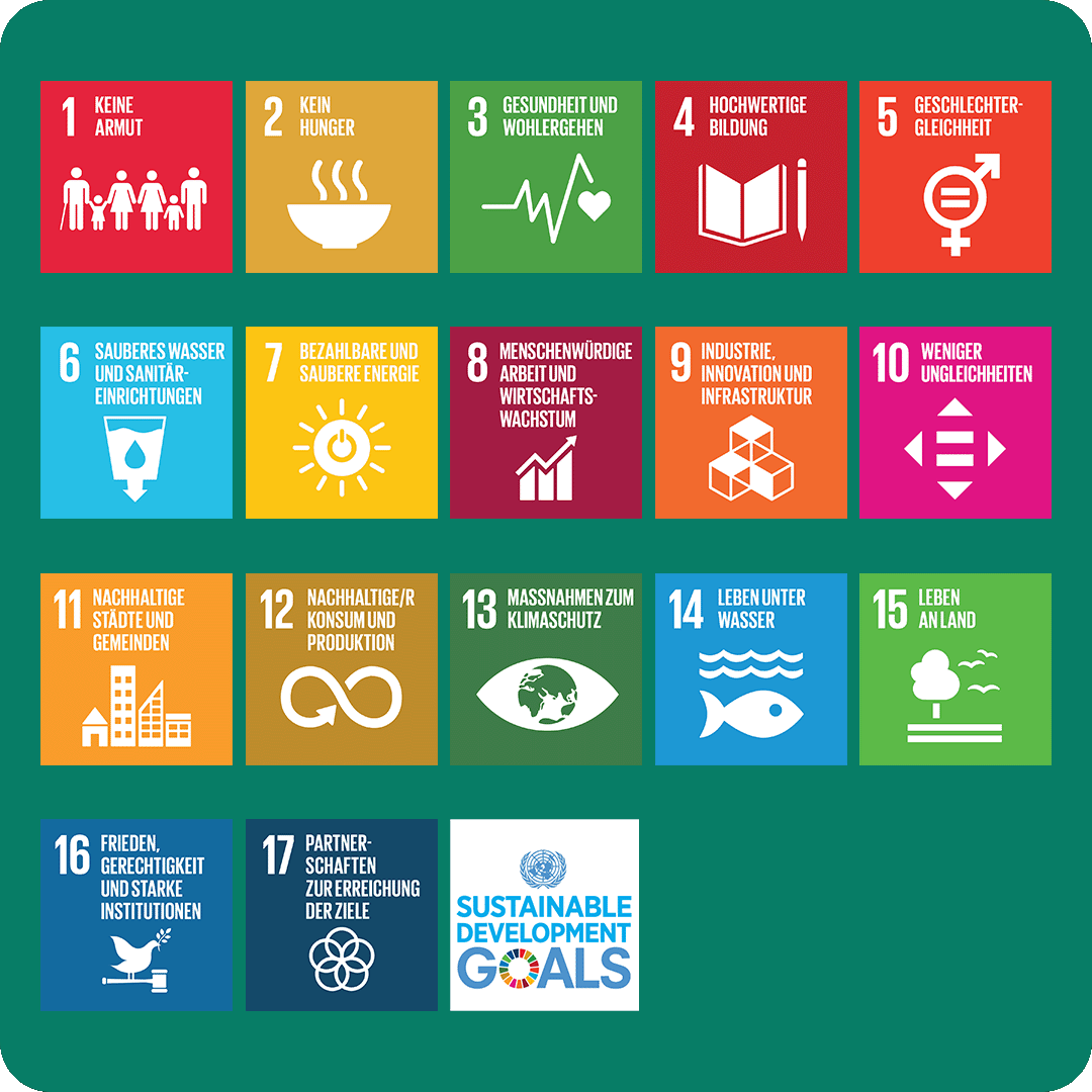 SDGs der Vereinten Nationen Übersicht